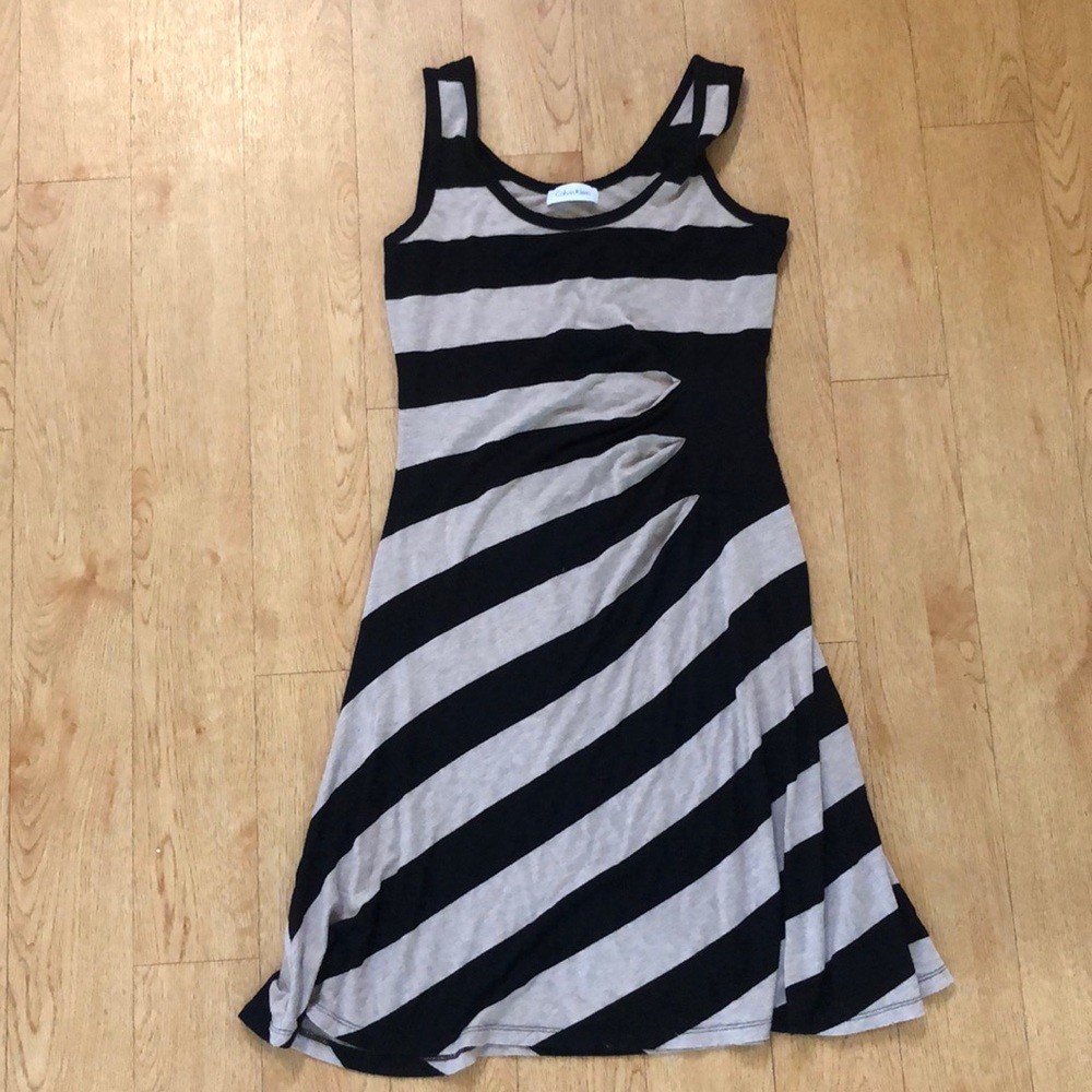 Calvin Klein Black and White Dress- 6 NWT